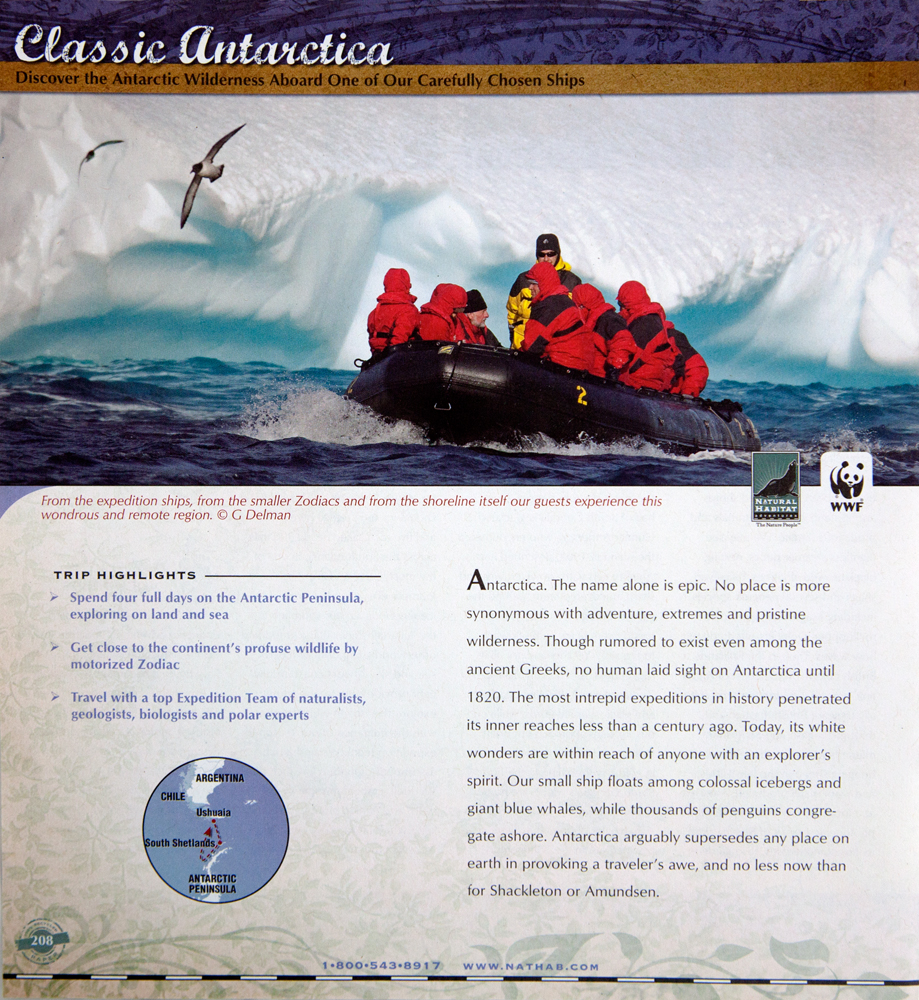 Natural Habitat Adventures 2011-2012 catalog